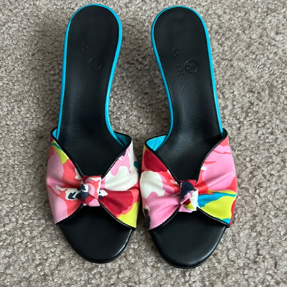 Cole Haan Kitten-Heel Slides